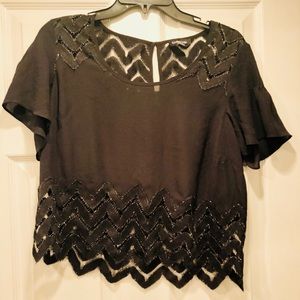 Black Bebe top